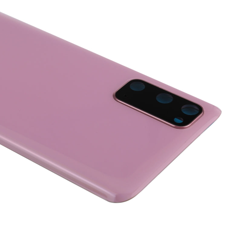Tapa Trasera de la Batería con la cubierta de la Lente de la Cámara para Samsung Galaxy S20 (Rosa)