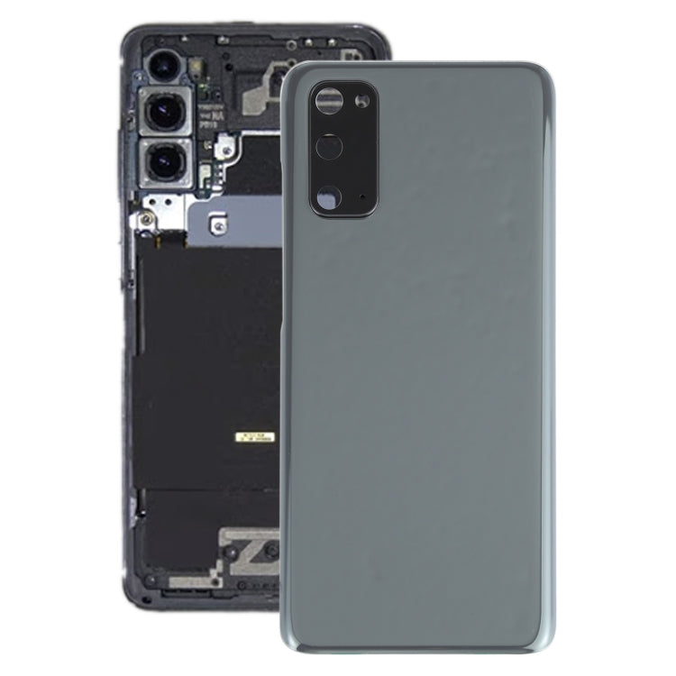 Battery Back Cover with Camera Lens Cover for Samsung Galaxy S20 (Grey)