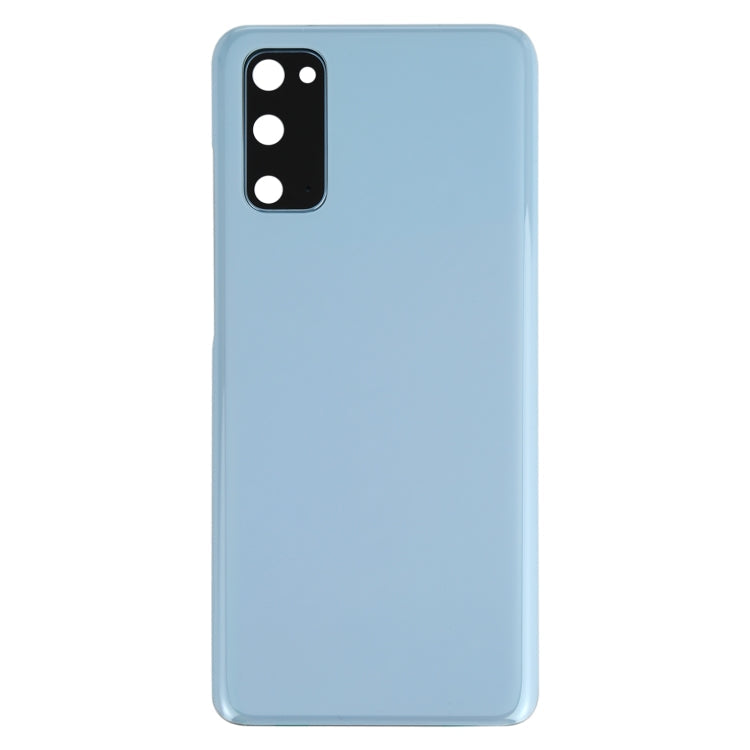 Battery Back Cover with Camera Lens Cover for Samsung Galaxy S20 (Blue)
