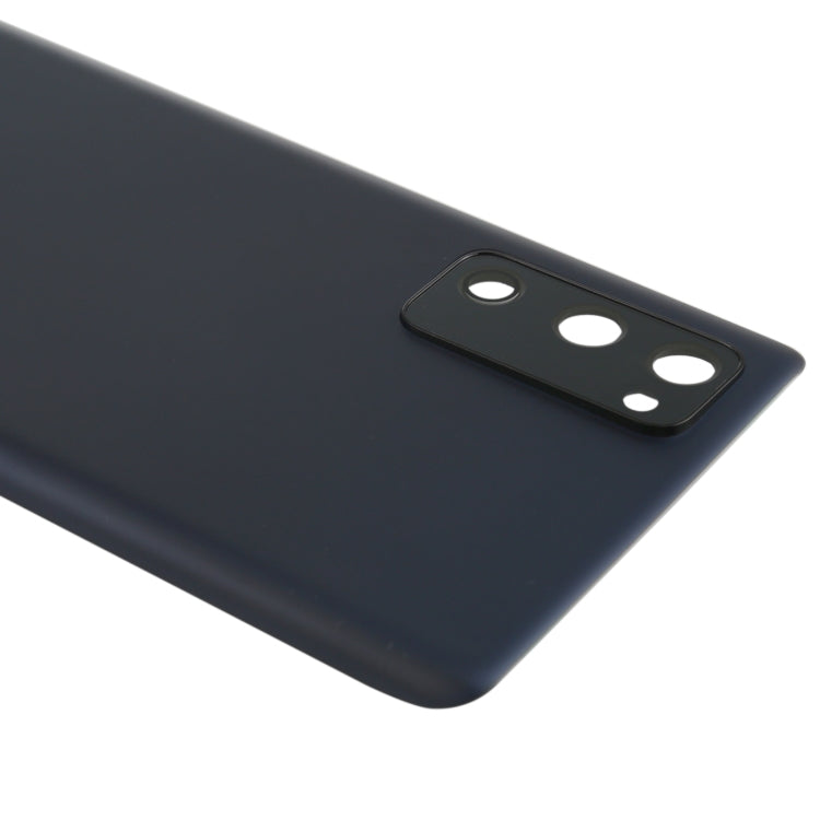 Cubierta Trasera de la Batería con la cubierta de la Lente de la Cámara para Samsung Galaxy S20 Fe (Negro)