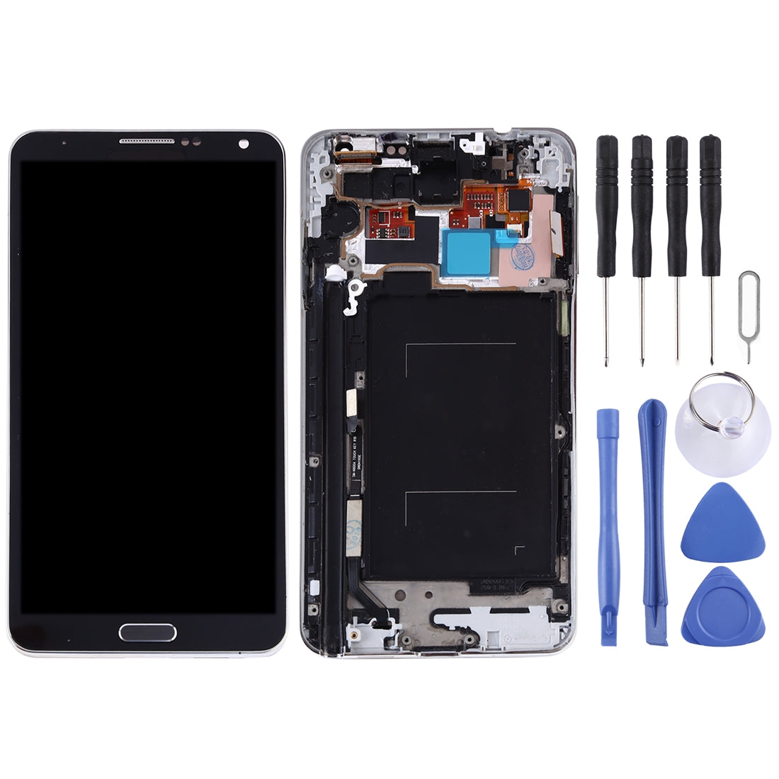 Ecran Complet LCD + Tactile + Châssis (TFT) Samsung Galaxy Note 3 N9005 Noir