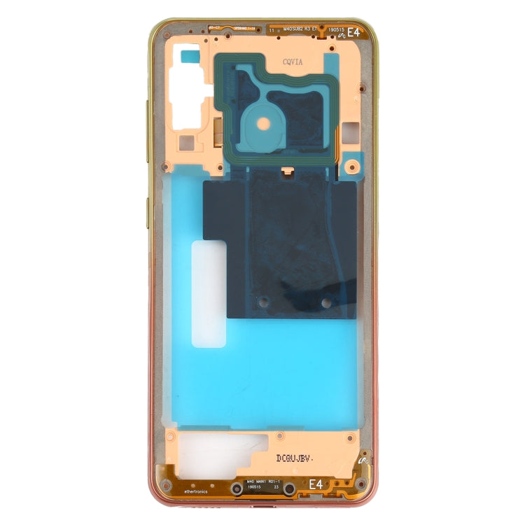 Placa de Marco Medio para Samsung Galaxy A60 (Naranja)