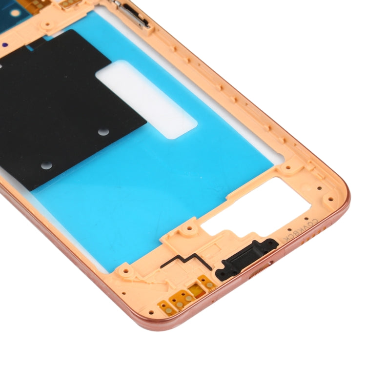 Plaque de cadre intermédiaire pour Samsung Galaxy A60 (Orange)