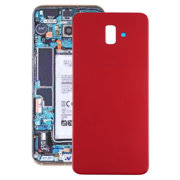 Cache batterie arrière pour Samsung Galaxy J6 + J610FN / DS J610G J610G / DS SM-J610G / DS (Rouge)