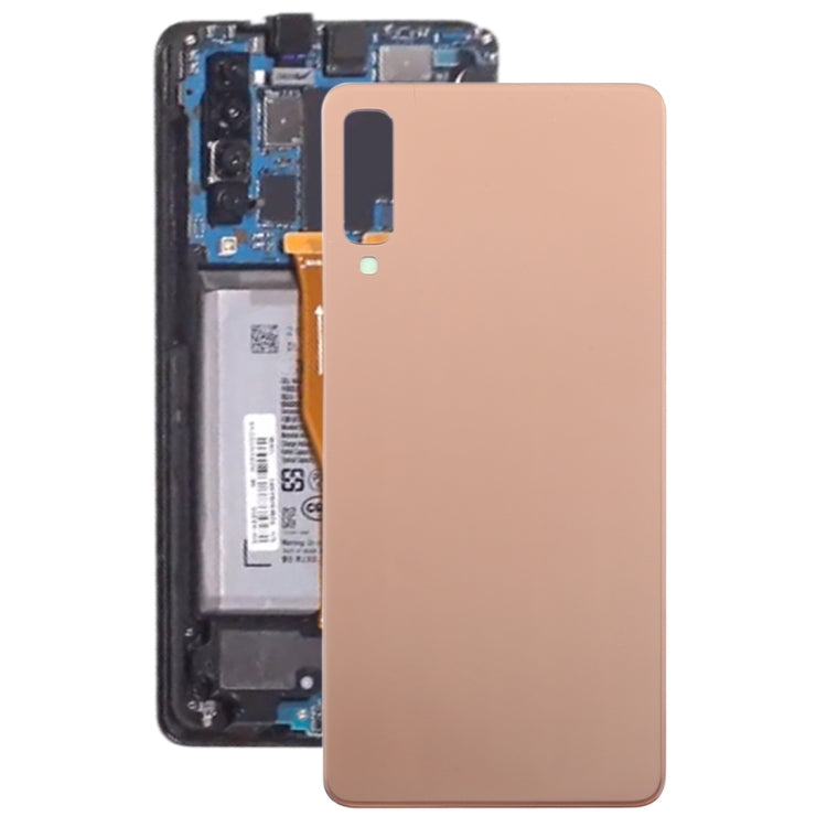 Tapa Trasera de Batería Original para Samsung Galaxy A7 (2018) A750F / DS SM-A750G SM-A750FN / DS (Dorada)