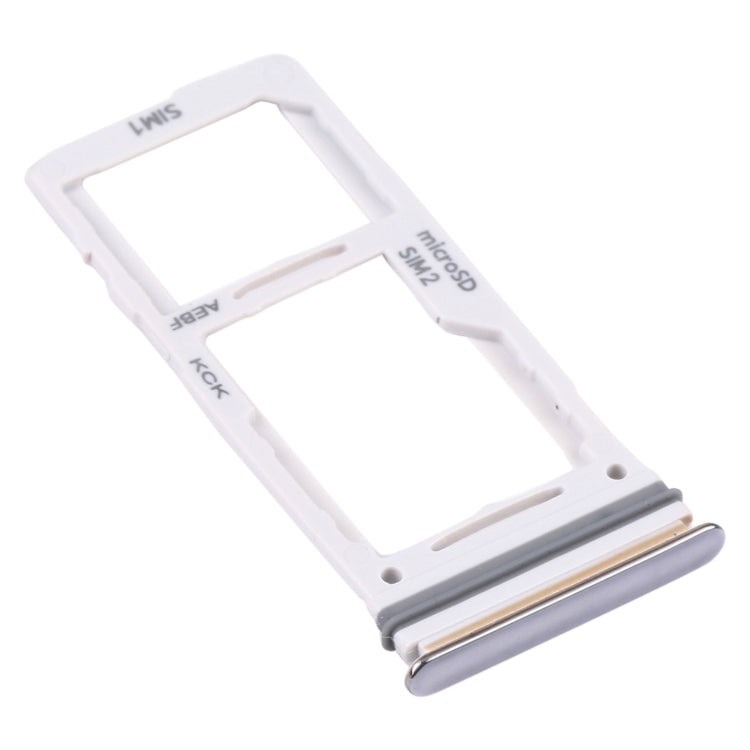 SIM Card Holder SIM Card Tray / Micro SD Card Tray for Samsung Galaxy A52 SM-A525 (Silver)