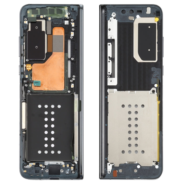 Plaque de cadre intermédiaire pour Samsung Galaxy Double SM-F900 (Noir)