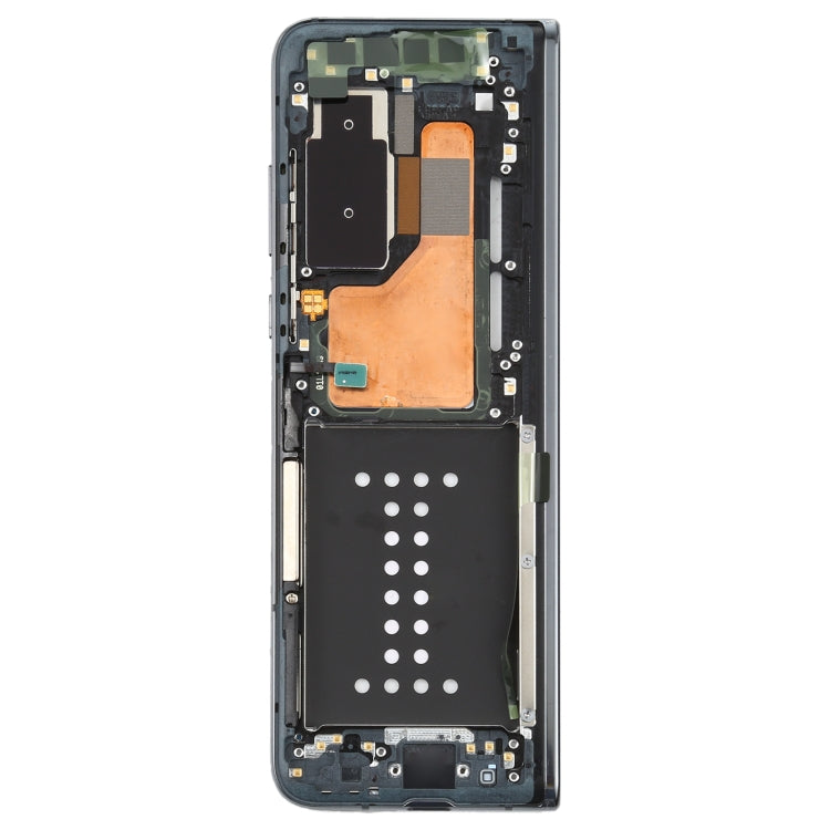 Placa del Marco Medio para Samsung Galaxy Doble SM-F900 (Negro)