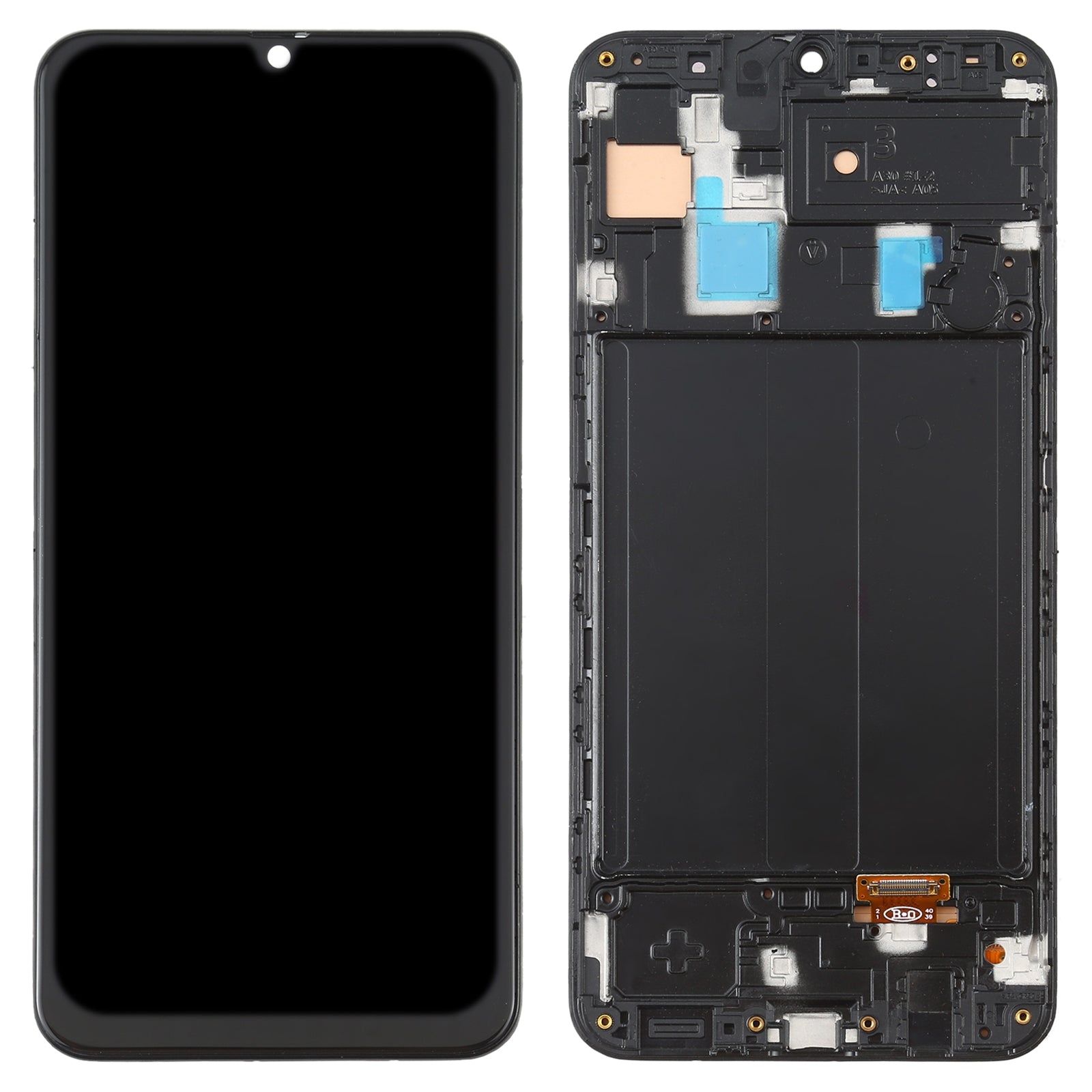 Pantalla Completa LCD + Tactil + Marco (Oled) Samsung Galaxy A30 A305 Negro