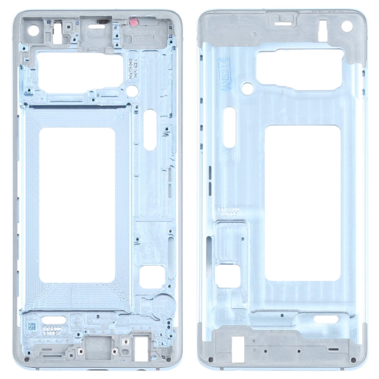 Plaque de cadre centrale pour Samsung Galaxy S10 (Bleu)
