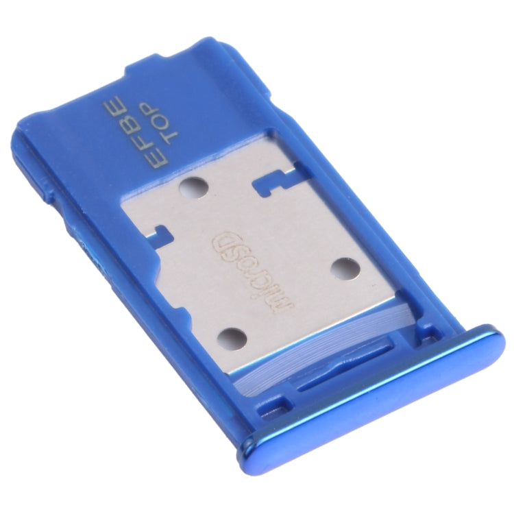 SIM Card Tray SIM Card Tray + Micro SD Card Tray for Samsung Galaxy M31S SM-M317 (Blue)