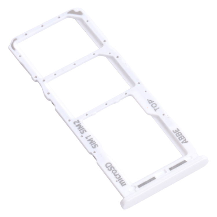 SIM Card Holder SIM Card Tray + Micro SD Card Tray for Samsung Galaxy A22 SM-A225 (Silver)
