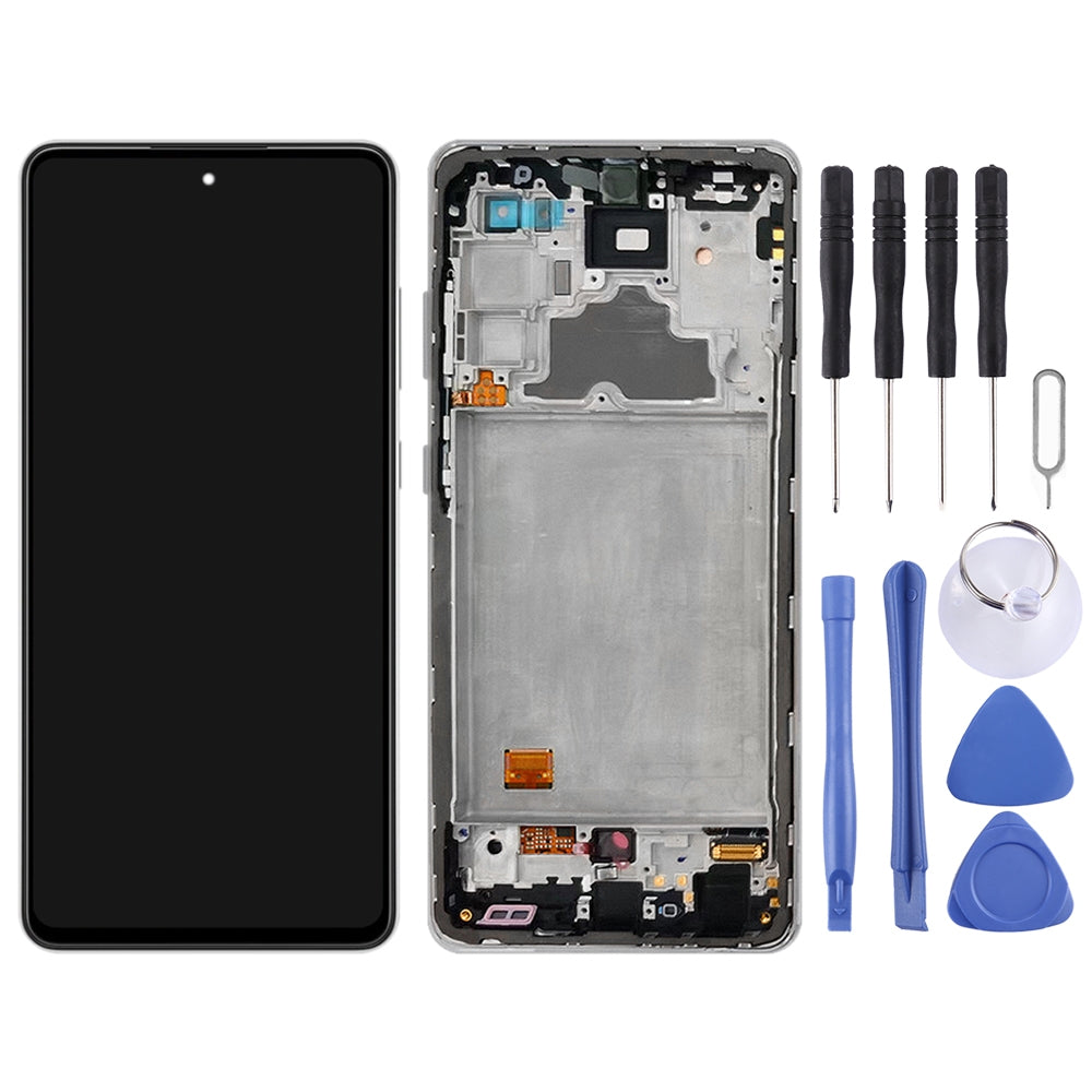 Ecran complet LCD + Tactile + Châssis Samsung Galaxy A72 A725 (Version 4G)
