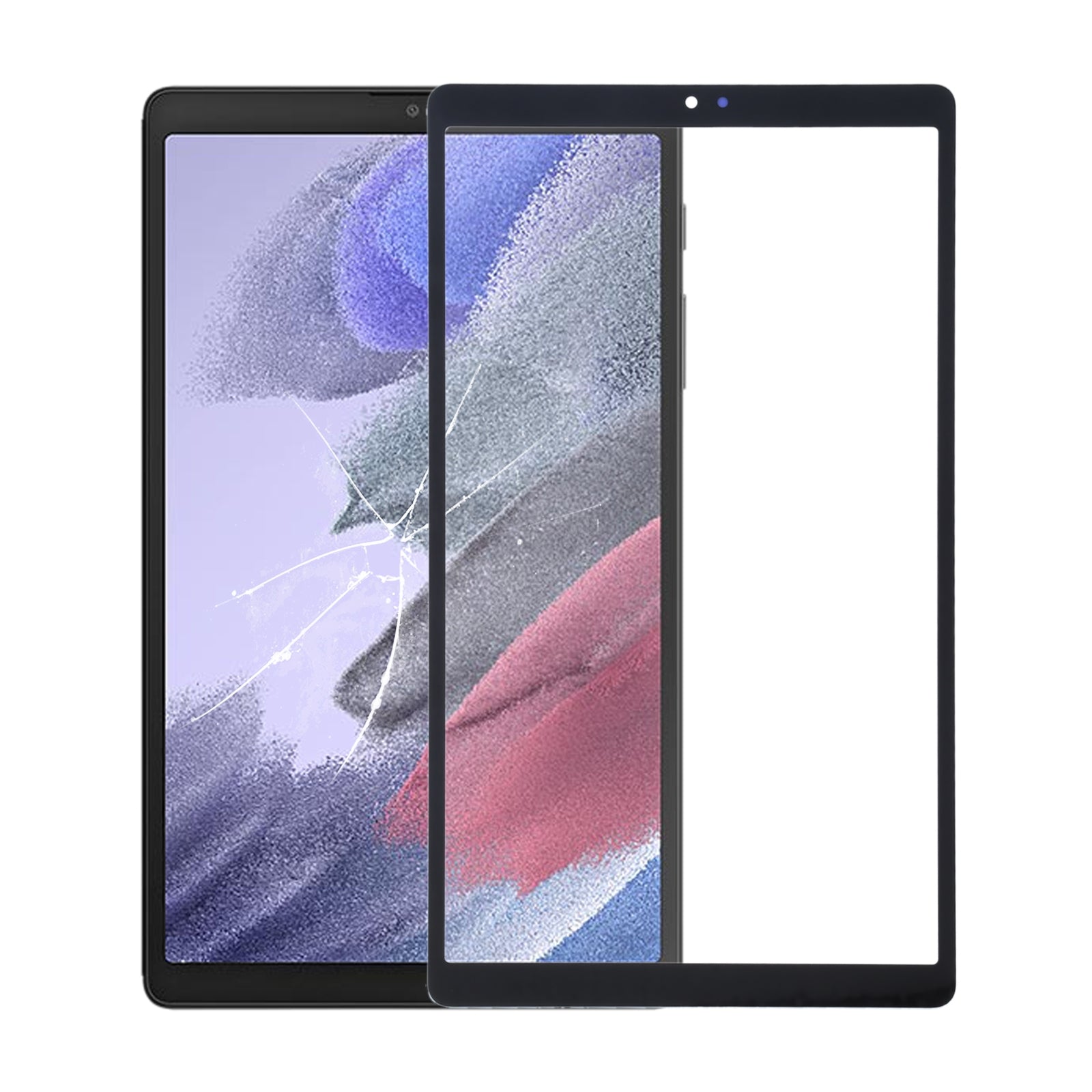 Outer Glass Front Screen Samsung Galaxy Tab A7 Lite T220 (WiFi) Black