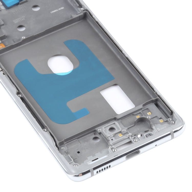 Plaque de cadre intermédiaire avec accessoires pour Samsung Galaxy S20 FE (Argent)