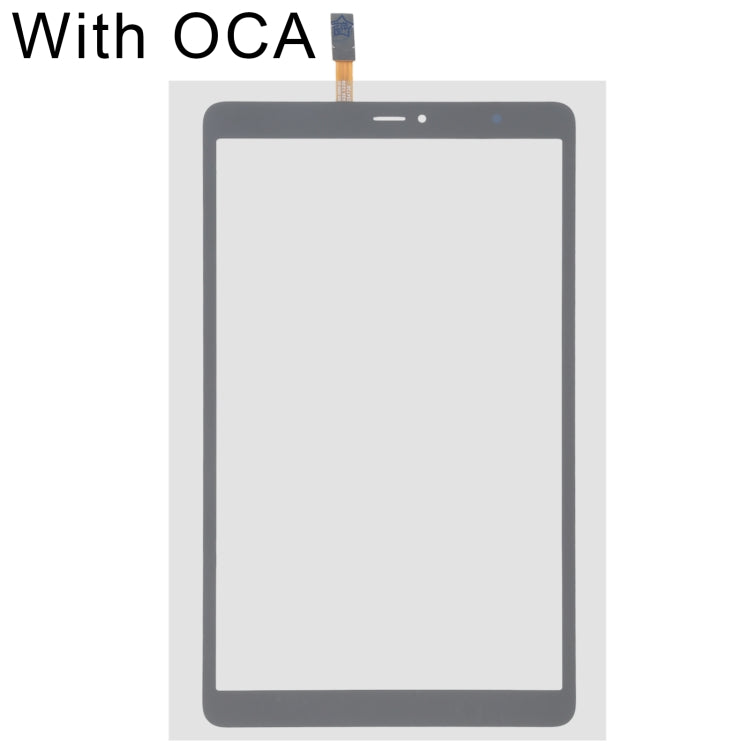 Panel Táctil con OCA Borrar ópticamente Adhesivo para Samsung Galaxy Tab A 8.0 S PEN (2019) SM-P205 (Negro)