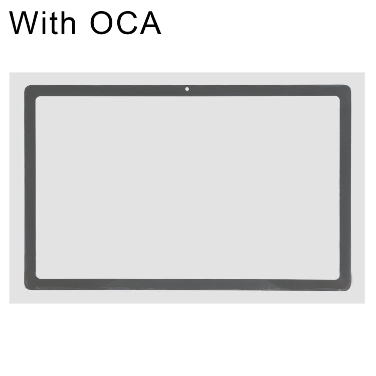Vitre d'écran extérieure avec adhésif OCA pour Samsung Galaxy Tab A7 10.4 (2020) SM-T500 / T505 (Noir)