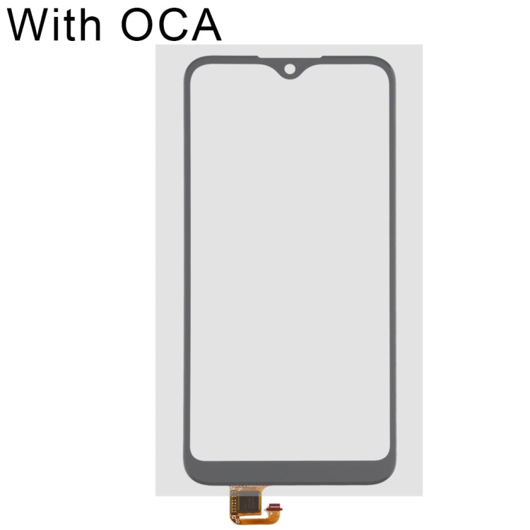 Écran tactile avec adhésif OCA pour Samsung Galaxy A01 / A21 (Noir)