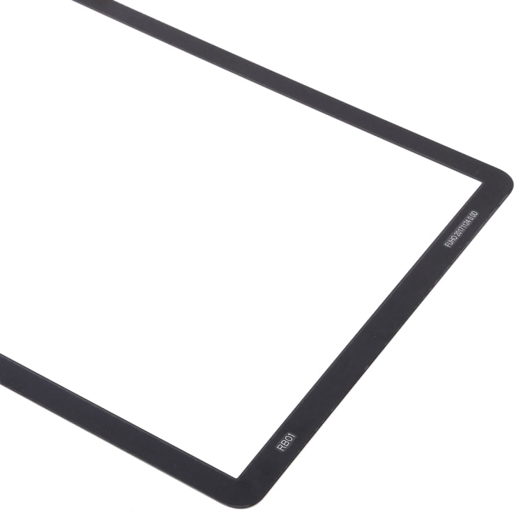 Pantalla Frontal Lente de vidrio exterior con OCA Adhesivo para Samsung Galaxy Tab S4 10.5 / SM-T830 / T835 (Negro)