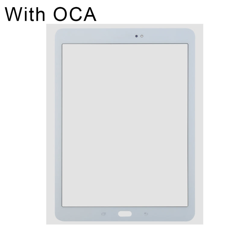Outer Screen Glass with OCA Adhesive for Samsung Galaxy Tab S2 9.7 / T810 / T813 / T815 / T820 / T825 (White)