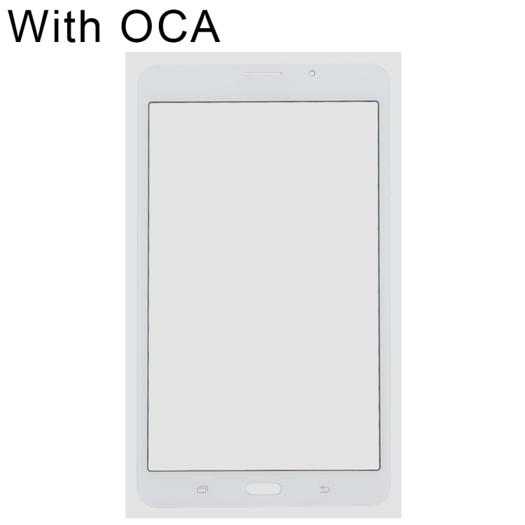 Cristal Exterior de Pantalla con OCA Adhesivo para Samsung Galaxy Tab A 7.0 LTE (2016) / T285 (Blanco)