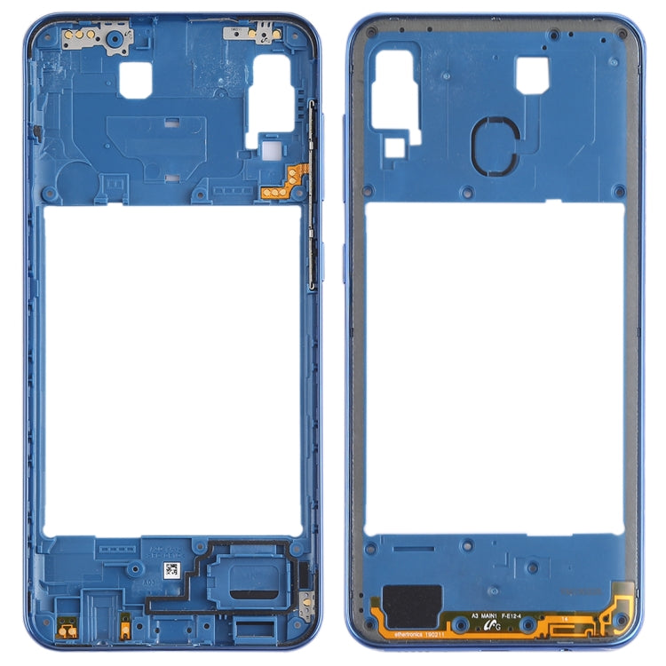 Marco de Carcasa Trasera para Samsung Galaxy A30 SM-A305F / DS (Azul)