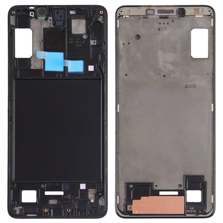 Plaque de cadre LCD du boîtier avant pour Samsung Galaxy A9 (2018) (Noir)