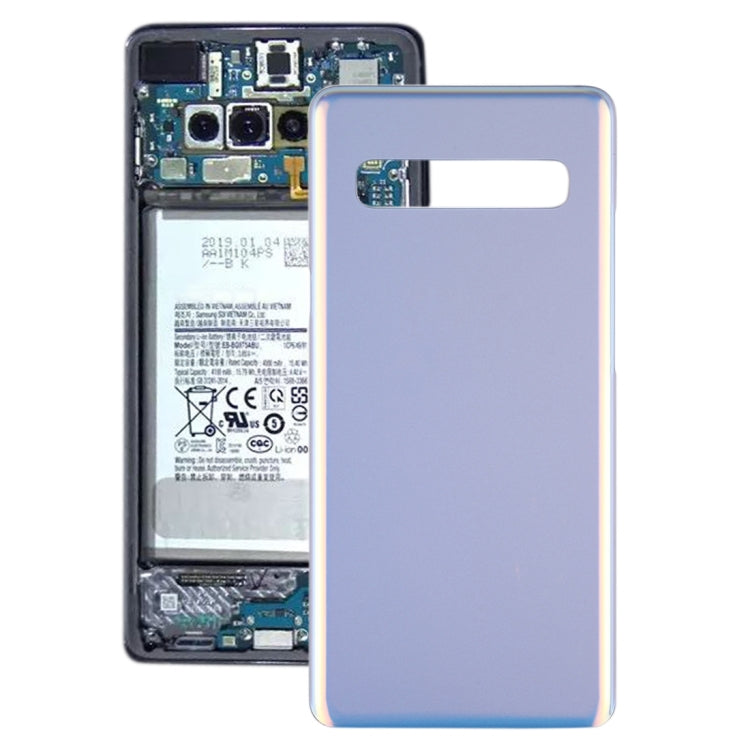 Tapa Trasera de Batería para Samsung Galaxy S10 5G SM-G977B / SM-G977U / SM-G977N (Plata)