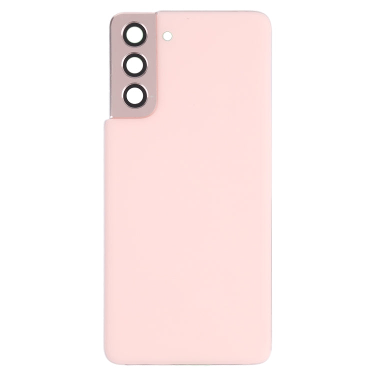 Battery Back Cover with Camera Lens Cover for Samsung Galaxy S21 5G (Pink)