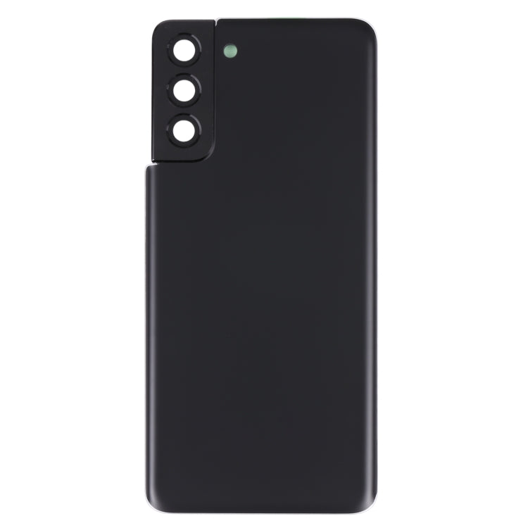 Battery Back Cover with Camera Lens Cover for Samsung Galaxy S21+ 5G (Black)