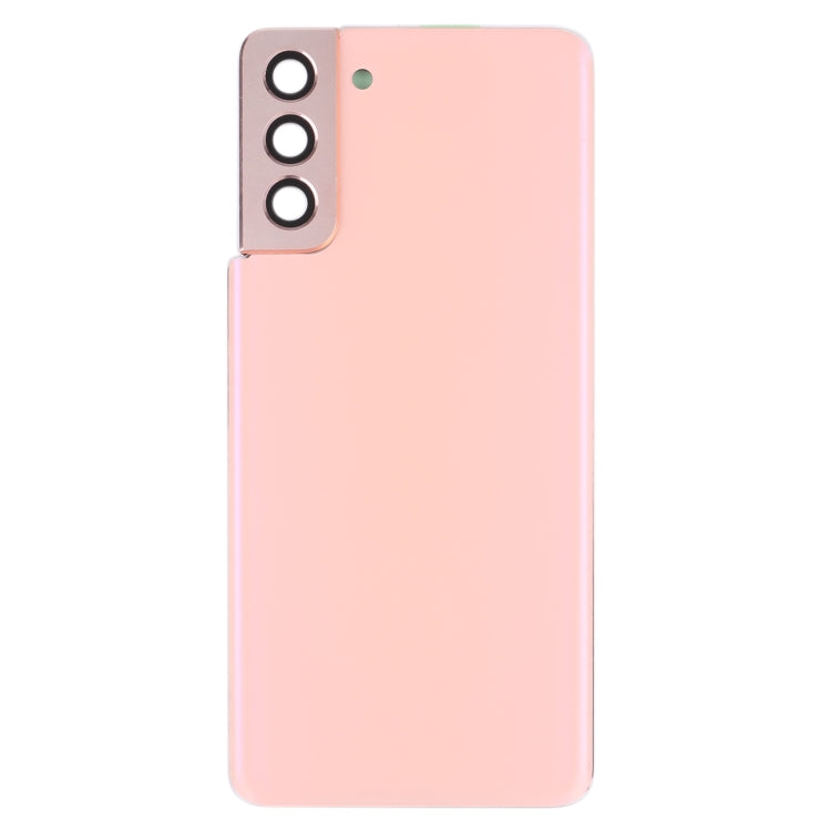 Battery Back Cover with Camera Lens Cover for Samsung Galaxy S21+ 5G (Pink)