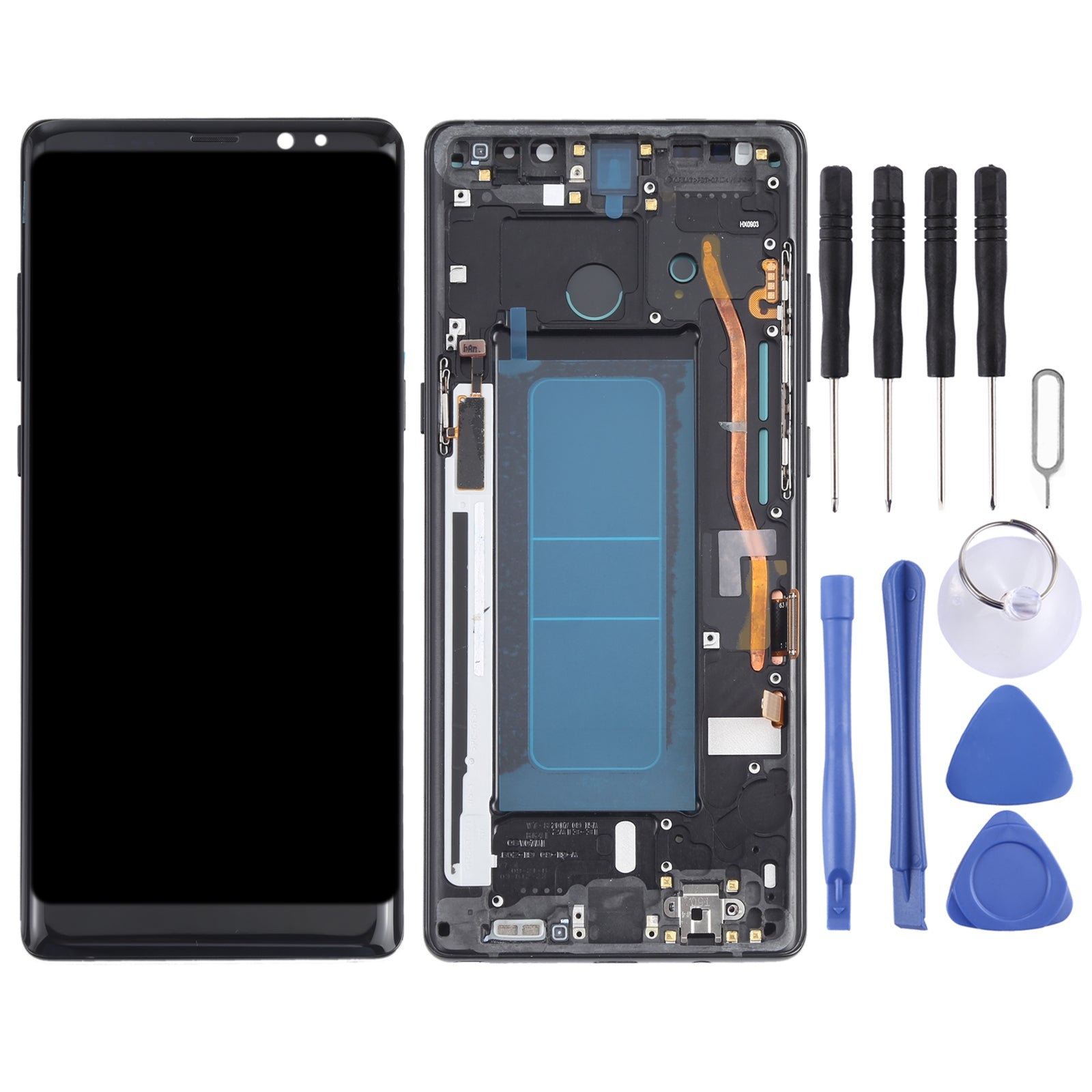 Pantalla Completa LCD + Tactil + Marco Oled Samsung Galaxy Note 8 N950 Negro
