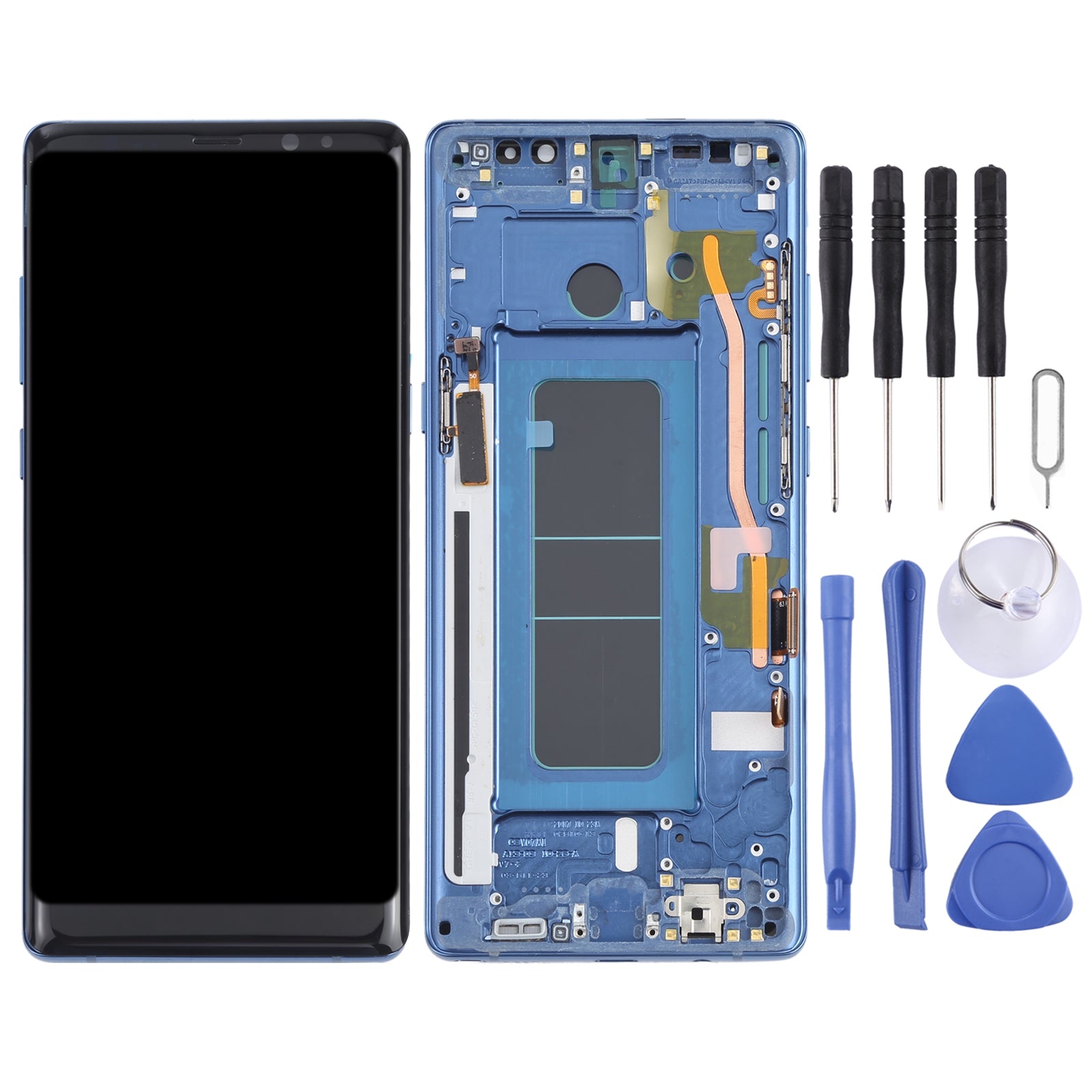 Full Screen LCD + Touch + Frame Oled Samsung Galaxy Note 8 N950 Blue