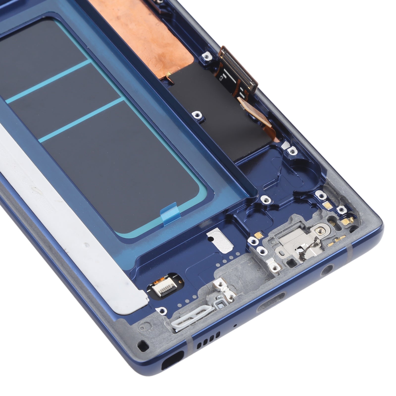 Ecran Complet LCD + Tactile + Châssis Oled Samsung Galaxy Note 9 N960 Bleu