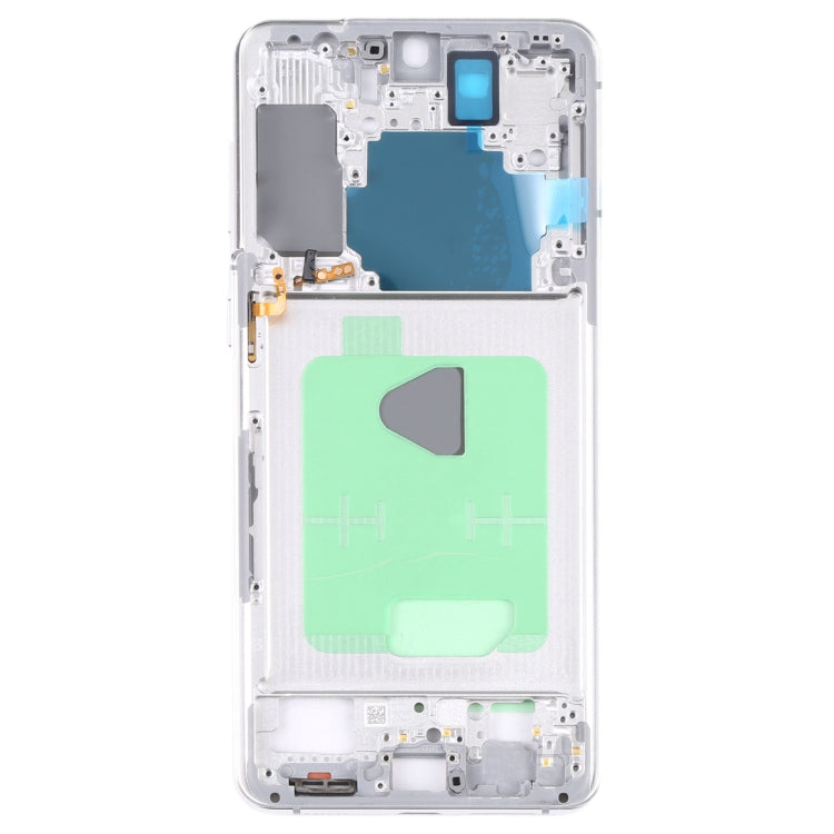 Plaque de cadre intermédiaire pour Samsung Galaxy S21+ 5G SM-G996B (argent)