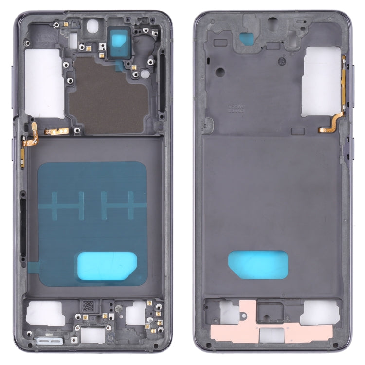 Plaque de cadre intermédiaire pour Samsung Galaxy S21 5G SM-G991B (Noir)