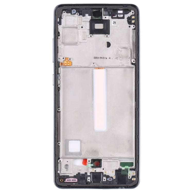 Plaque de cadre intermédiaire pour Samsung Galaxy A52 5G SM-A526B (Noir)