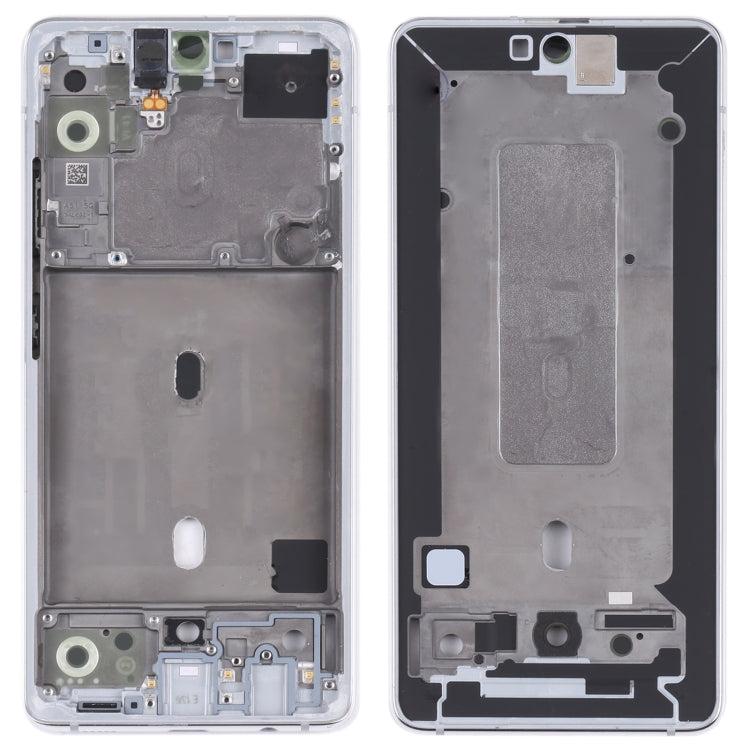 Plaque de cadre intermédiaire pour Samsung Galaxy A51 5G SM-A516 (Argent)