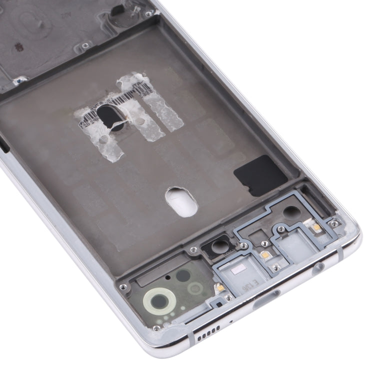 Plaque de cadre intermédiaire pour Samsung Galaxy A51 5G SM-A516 (Argent)