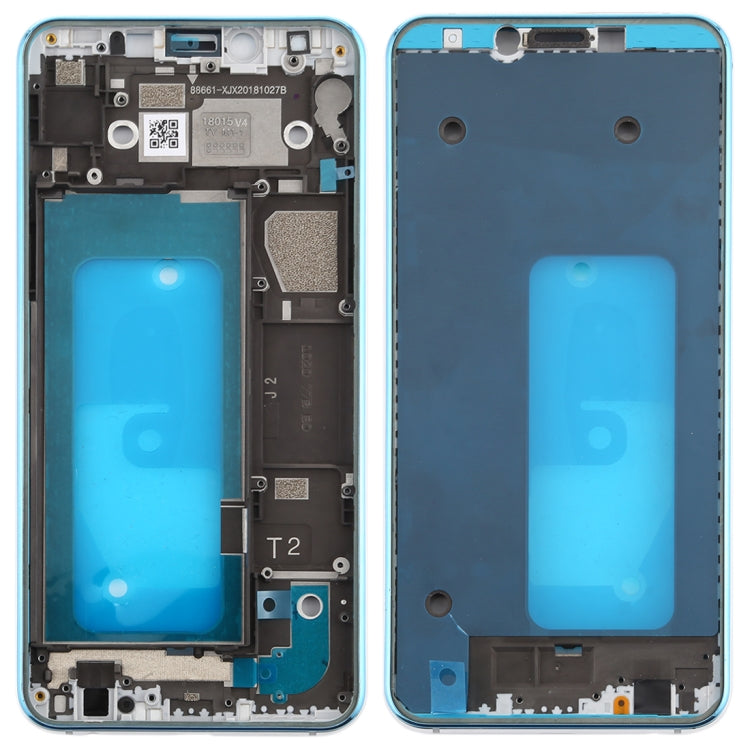 Plaque de cadre intermédiaire pour Samsung Galaxy A6s (Bleu)