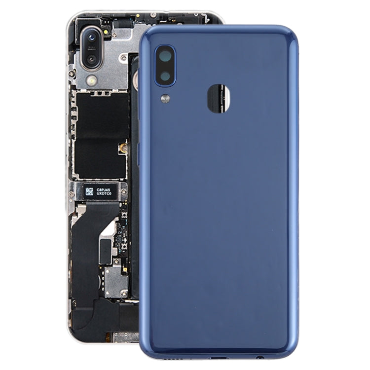 Back Battery Cover with side keys for Samsung Galaxy A20e (Blue)