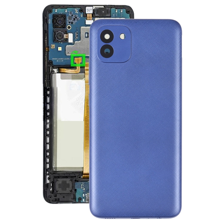 Tapa Trasera de la Batería para Samsung Galaxy A03 SM-A035F (Azul)