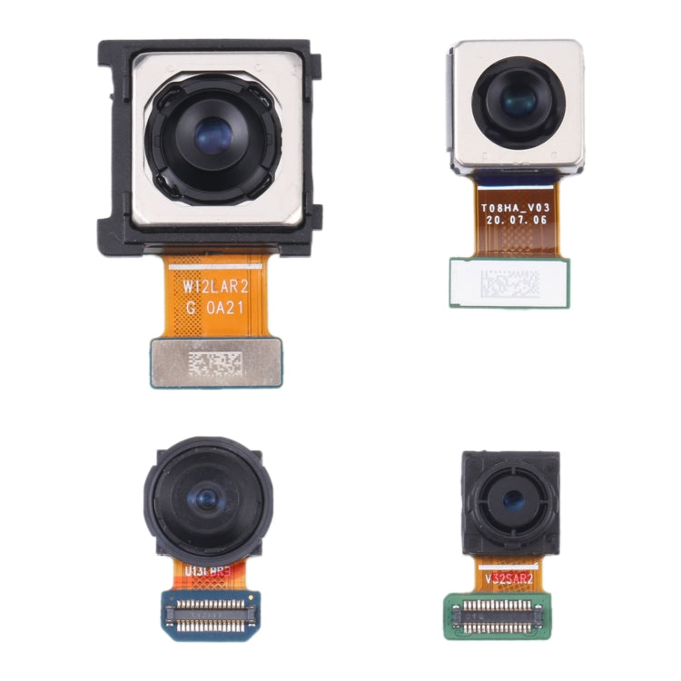 Ensemble d'appareils photo d'origine (téléobjectif + large + appareil photo principal + appareil photo avant) pour Samsung Galaxy S20 Fe SM-G780