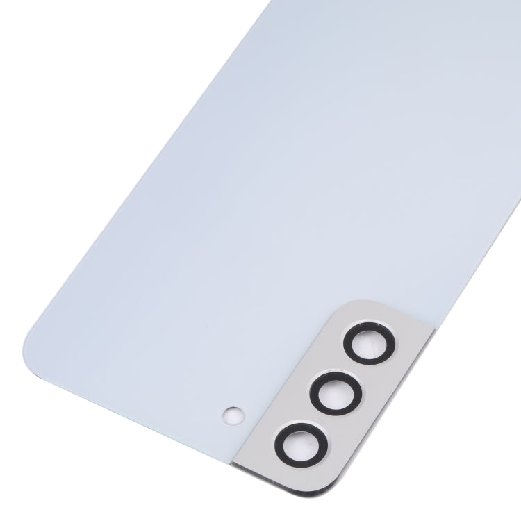 Tapa Trasera de la Batería con cubierta de Lente de Cámara para Samsung Galaxy S22+ 5G SM-S906B (Blanco)
