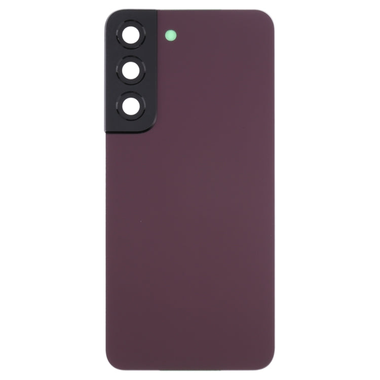 Battery Back Cover with Camera Lens Cover for Samsung Galaxy S22 5G SM-S901B (Purple)