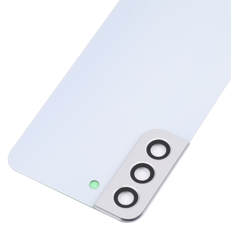 Tapa Trasera de la Batería con cubierta de Lente de Cámara para Samsung Galaxy S22 5G SM-S901B (Blanco)