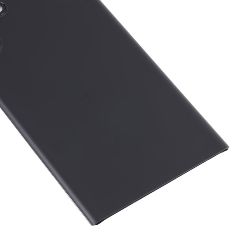 Tapa Trasera de la Batería con cubierta de Lente de Cámara para Samsung Galaxy S22 Ultra 5G SM-S908B (Negro)