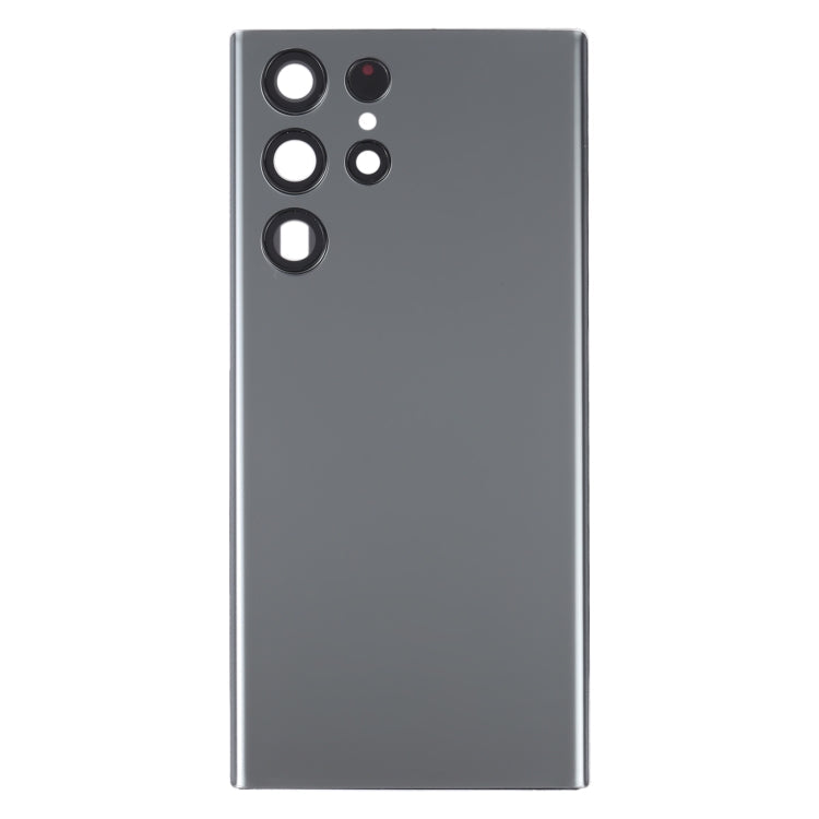 Battery Back Cover with Camera Lens Cover for Samsung Galaxy S22 Ultra 5G SM-S908B (Grey)