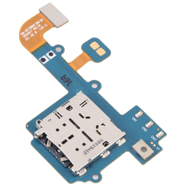 Original SIM Card Holder Socket with Flex Cable for Samsung Galaxy Book2 SM-W738