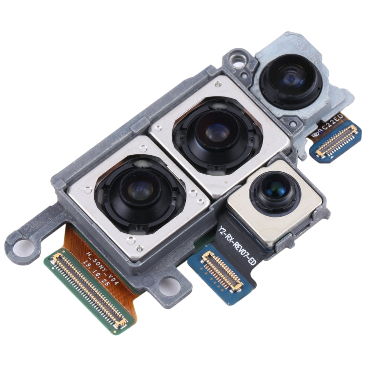 Ensemble d'appareils photo d'origine (téléobjectif + profondeur + grand angle + appareil photo principal) pour Samsung Galaxy S20+ / S20+ 5G SM-G985U / G986U Version US